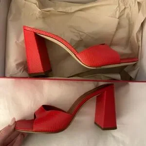 STAUD | Shoes | Staud Red Heel | Poshmark
